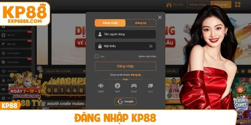 đăng nhập KP88