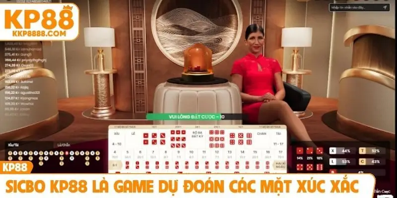 Sicbo KP88 là game dự đoán các mặt xúc xắc