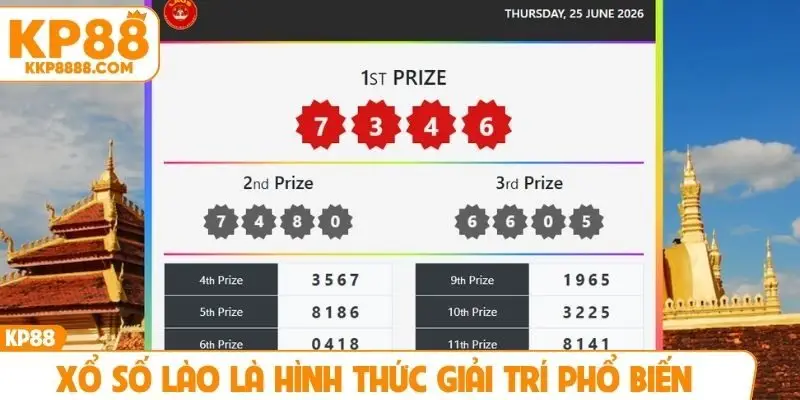 Xổ số Lào là hình thức giải trí phổ biến